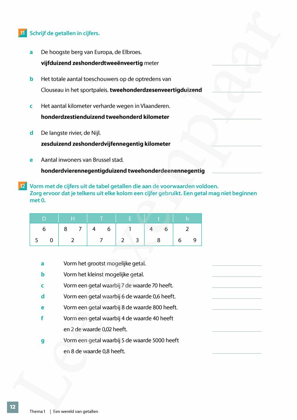 Preview: Wiskunde Concreet 1 Leerwerkboek (incl. Pelckmans Portaal)