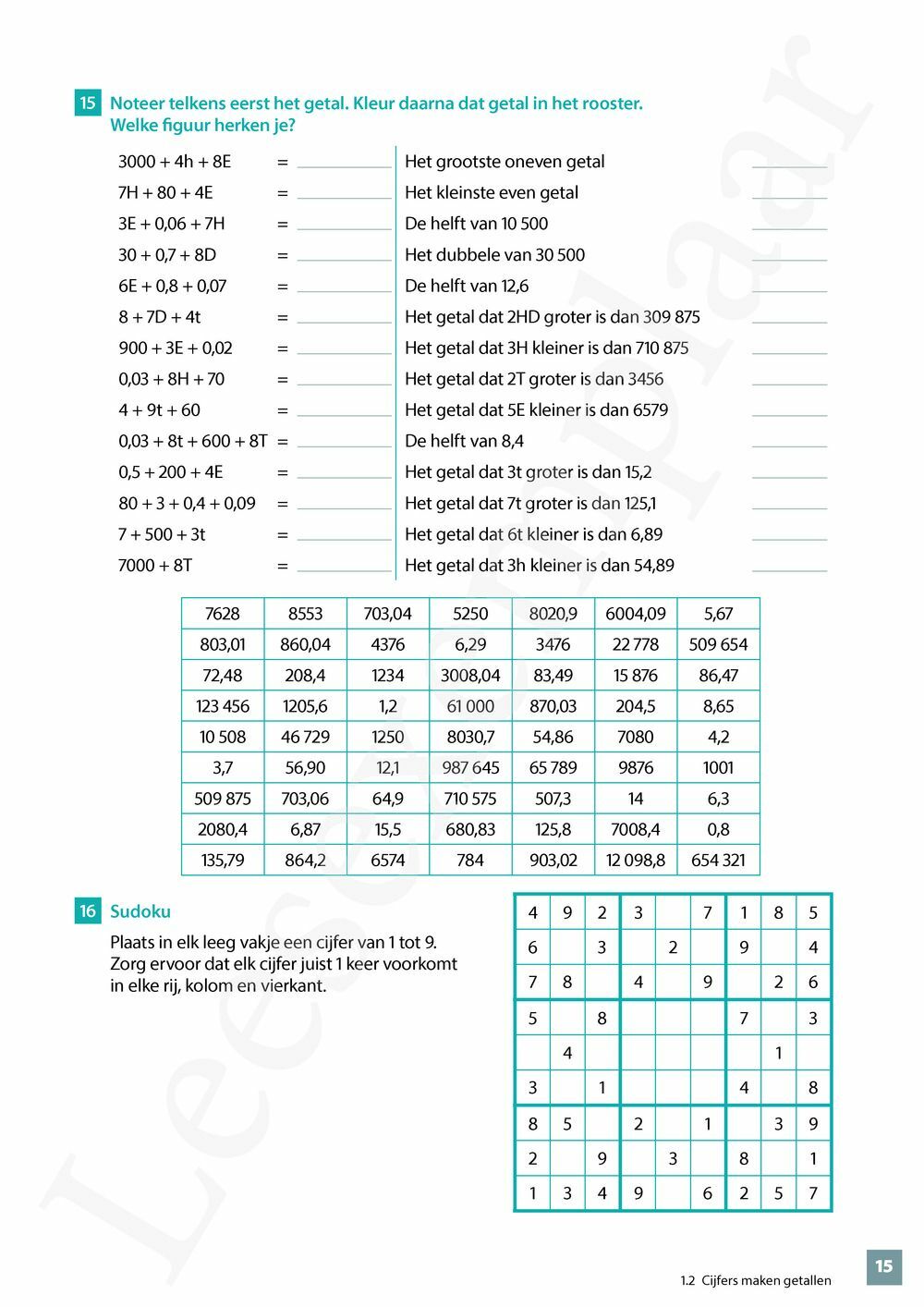 Preview: Wiskunde Concreet 1 Leerwerkboek (editie 2024) (incl. Pelckmans Portaal)