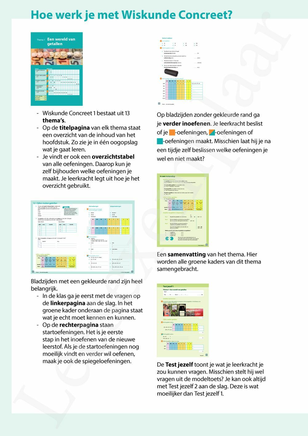 Preview: Wiskunde Concreet 1 Leerwerkboek (incl. Pelckmans Portaal)
