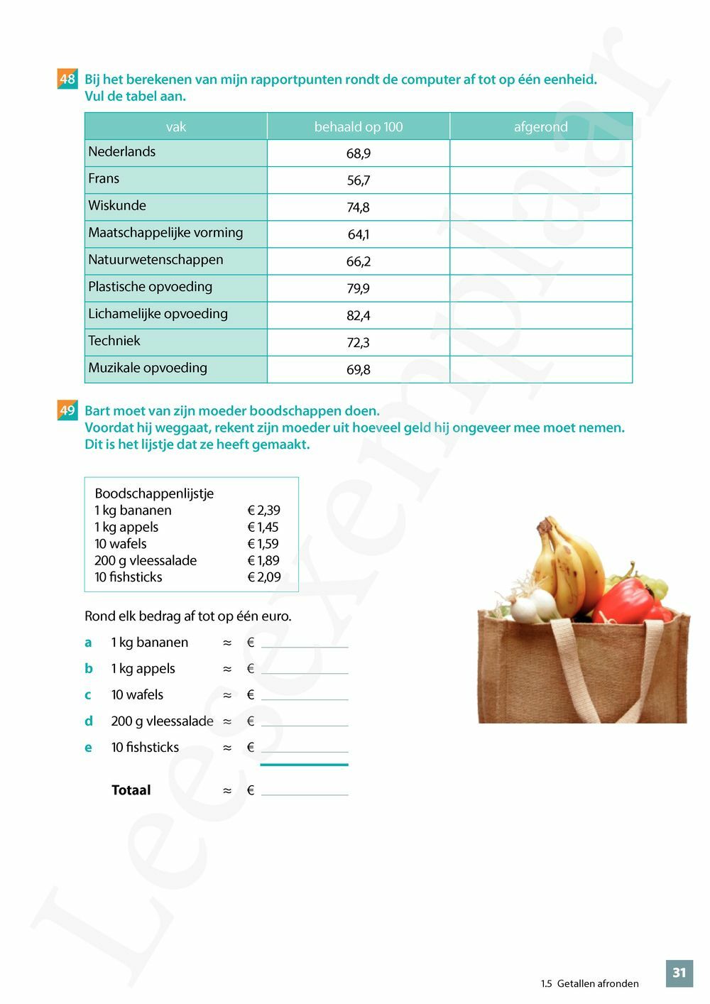 Preview: Wiskunde Concreet 1 Leerwerkboek (editie 2024) (incl. Pelckmans Portaal)