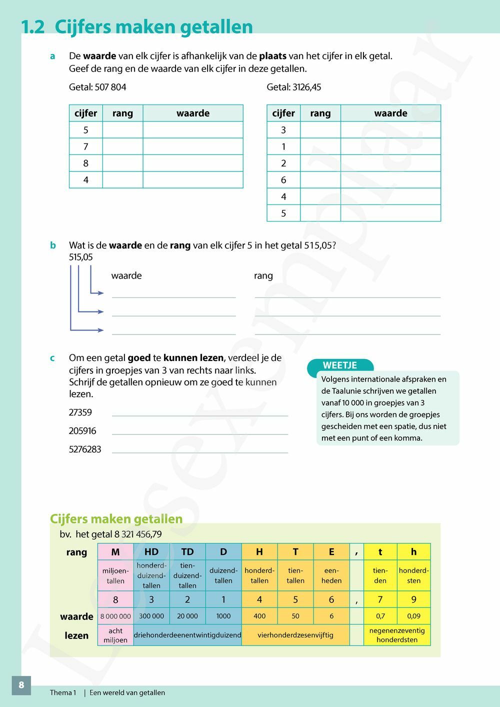 Preview: Wiskunde Concreet 1 Leerwerkboek (incl. Pelckmans Portaal)