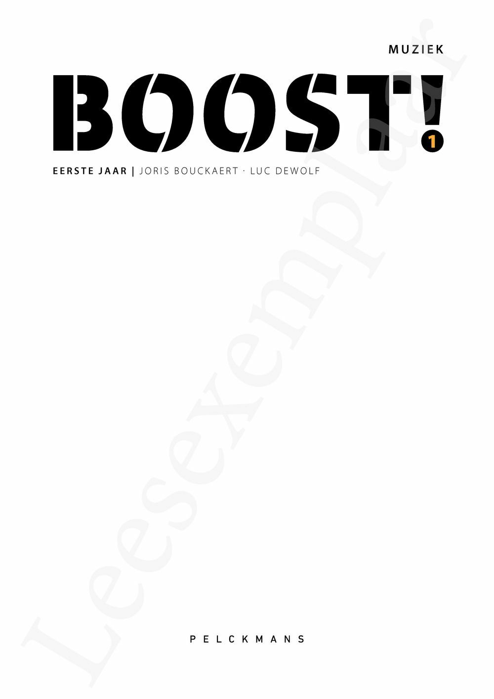 Preview: Boost! 1 Leerwerkboek (incl. Pelckmans Portaal)
