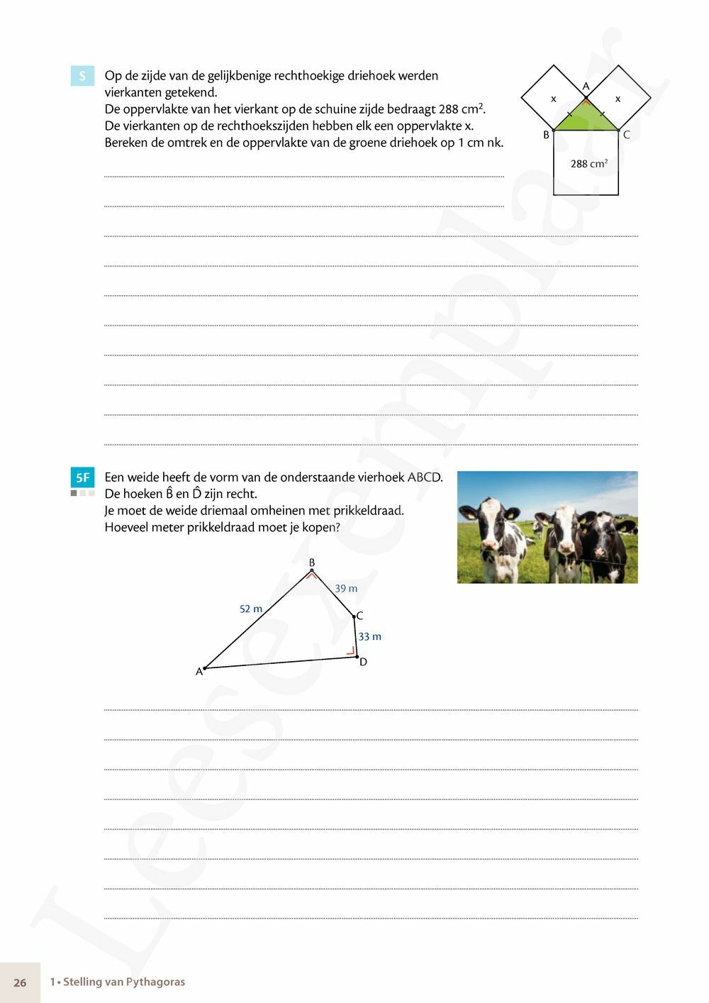 Preview: Matrix Wiskunde 3.3 Leerwerkboek B Meetkunde – Statistiek (incl. Pelckmans Portaal)