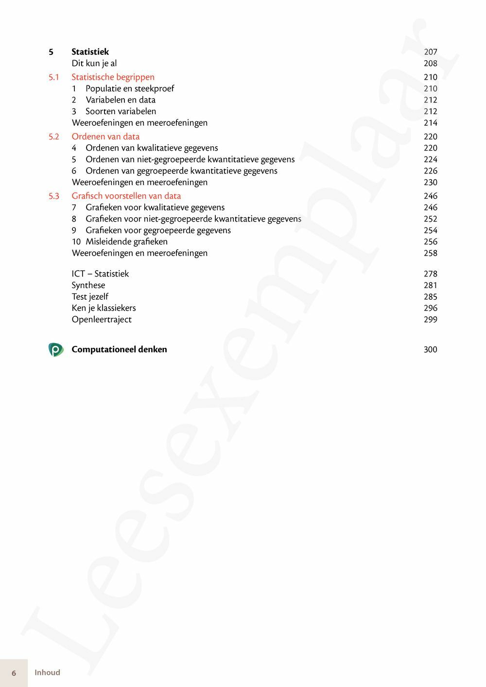 Preview: Matrix Wiskunde 3.3 Leerwerkboek B Meetkunde – Statistiek (incl. Pelckmans Portaal)