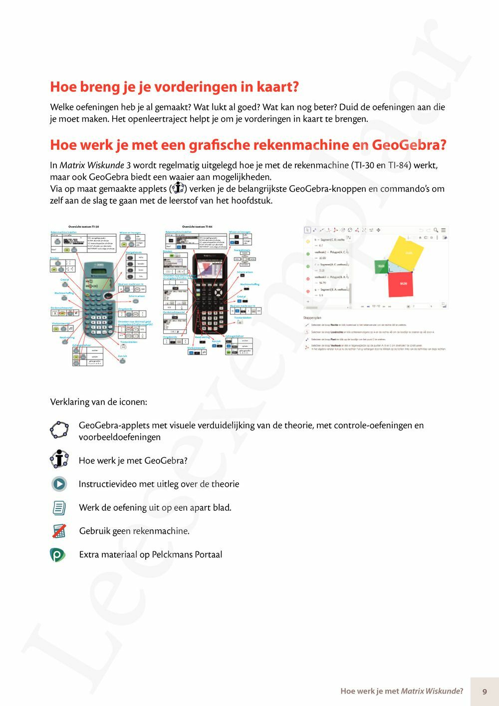 Preview: Matrix Wiskunde 3.3 Leerwerkboek B Meetkunde – Statistiek (incl. Pelckmans Portaal)