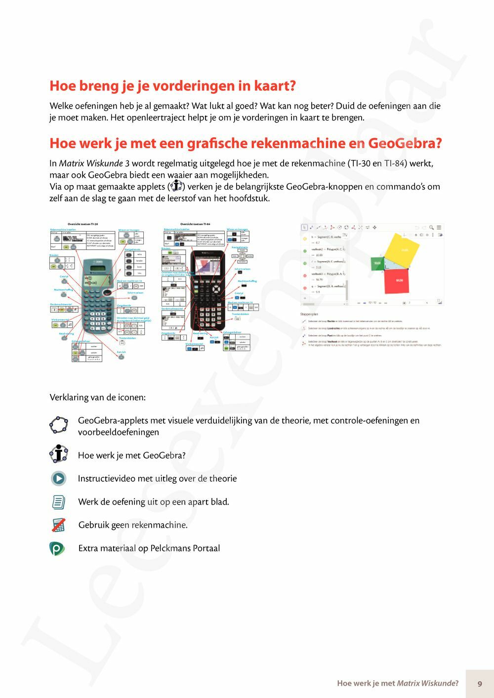 Preview: Matrix Wiskunde 3.3 Leerwerkboek B Meetkunde – Statistiek (editie 2024) (incl. Pelckmans Portaal)