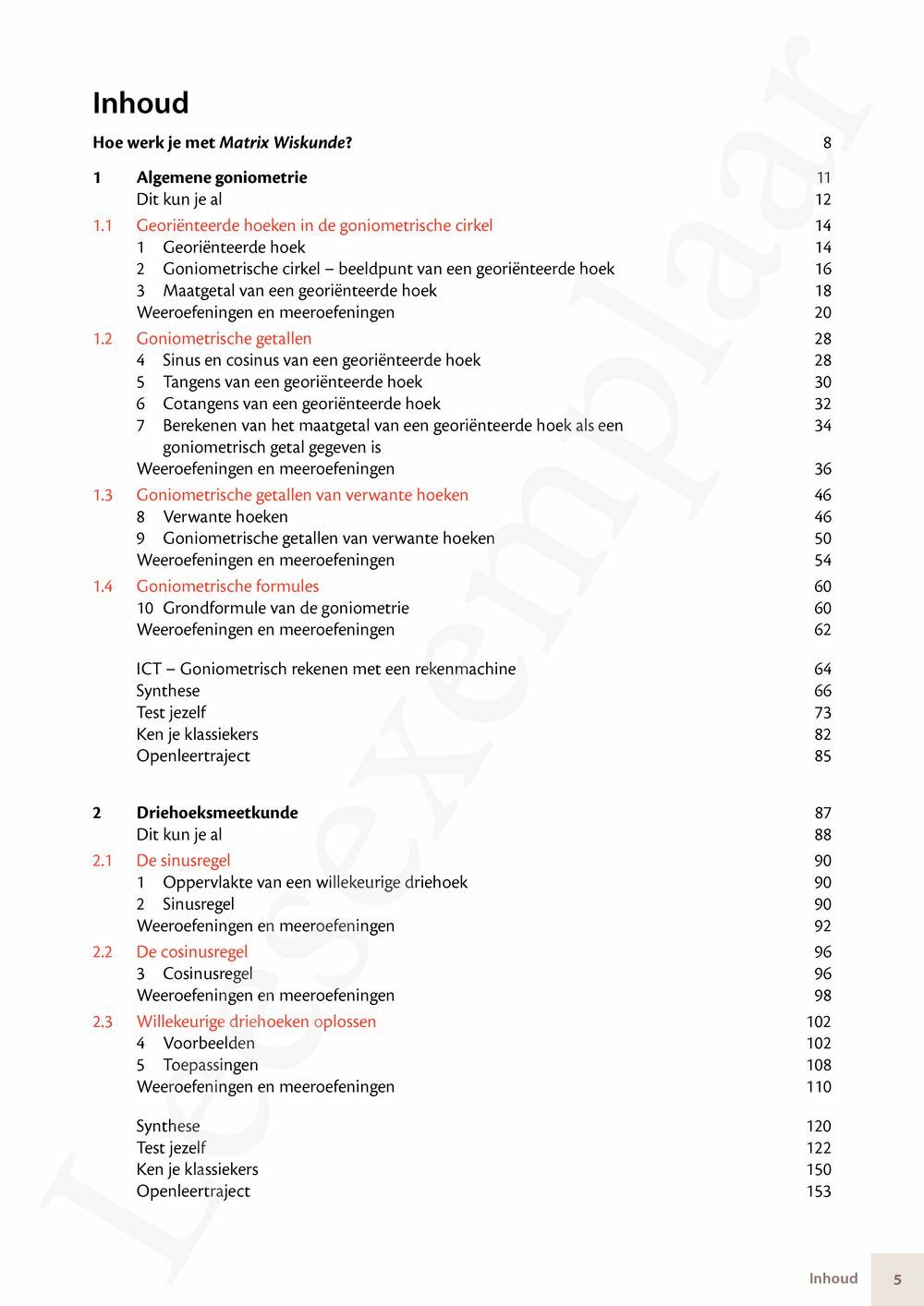 Preview: Matrix Wiskunde 4.4 Leerwerkboek B Meetkunde – Statistiek (incl. Pelckmans Portaal)