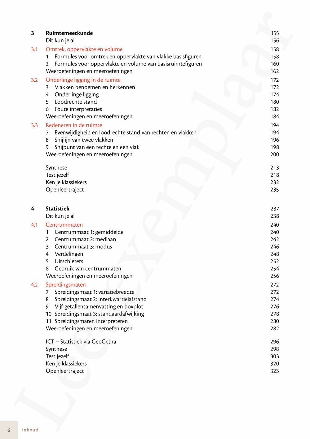 Preview: Matrix Wiskunde 4.4 Leerwerkboek B Meetkunde – Statistiek (incl. Pelckmans Portaal)