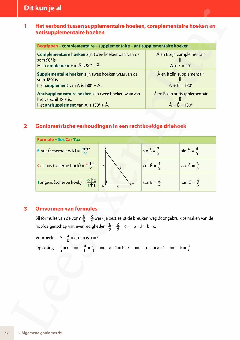 Preview: Matrix Wiskunde 4.5 Leerwerkboek B Meetkunde – Statistiek (editie 2024) (incl. Pelckmans Portaal)