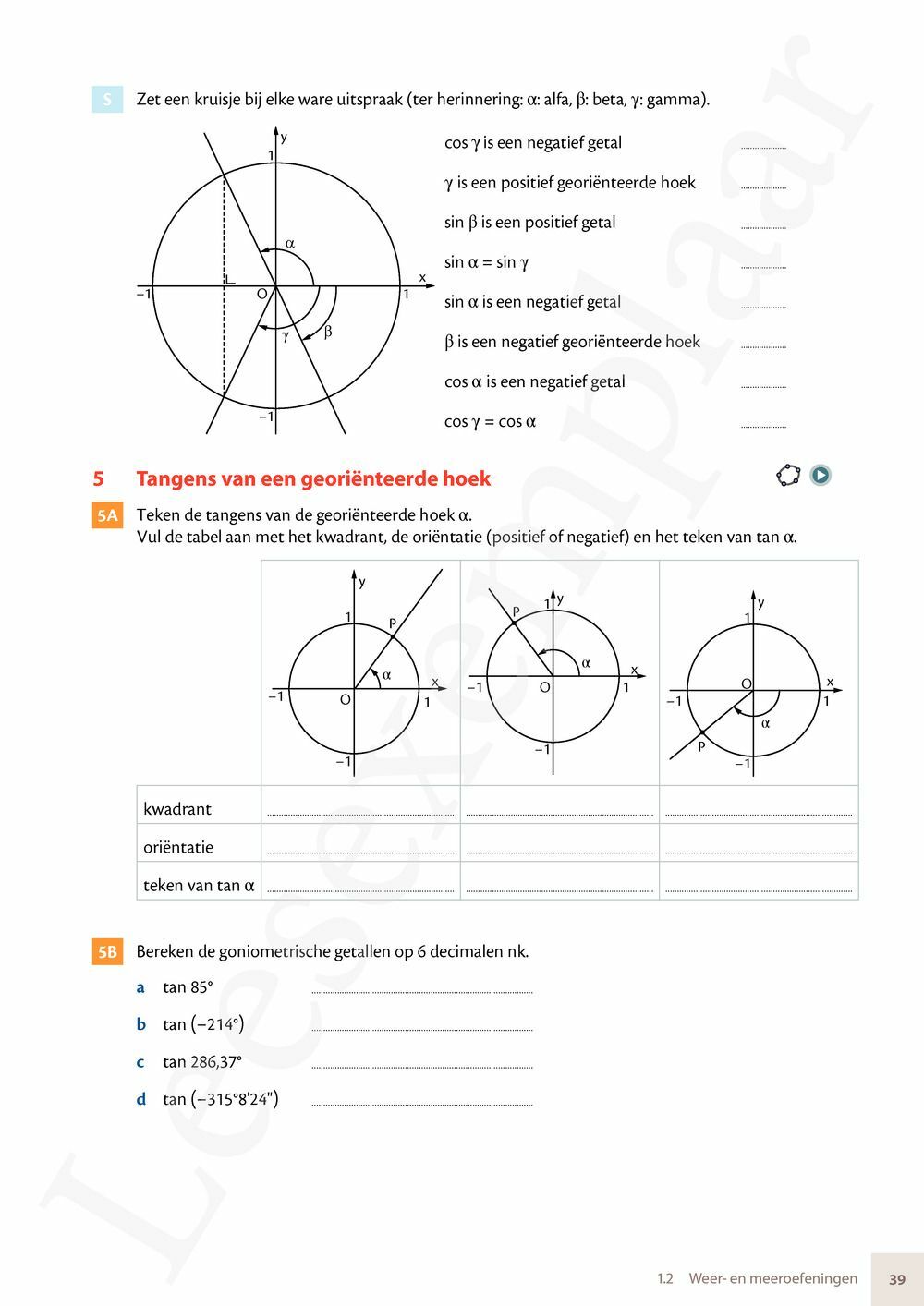 Preview: Matrix Wiskunde 4.5 Leerwerkboek B Meetkunde – Statistiek (incl. Pelckmans Portaal)