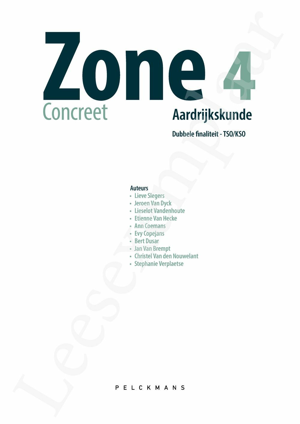 Preview: Zone Concreet 4 Leerwerkboek (incl. Pelckmans Portaal)