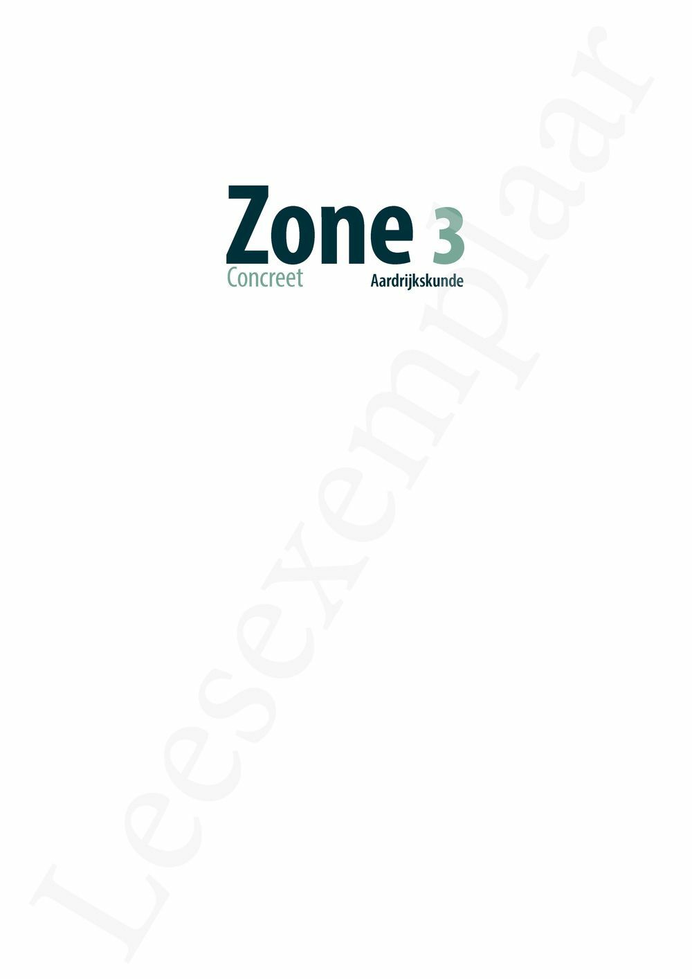Preview: Zone Concreet 3 Leerwerkboek (incl. Pelckmans Portaal)