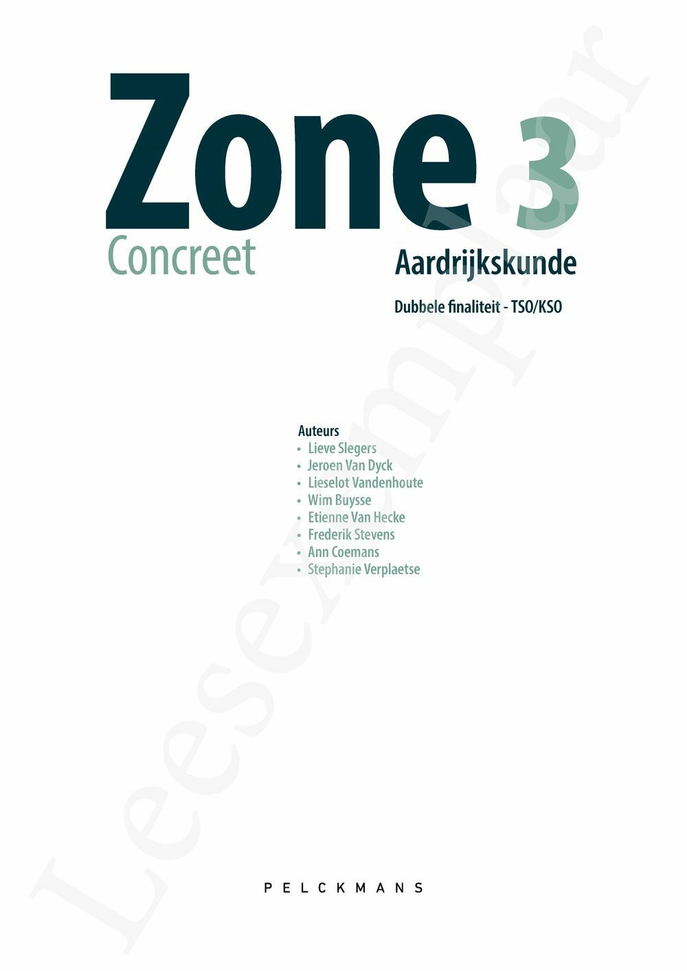Preview: Zone Concreet 3 Leerwerkboek (incl. Pelckmans Portaal)