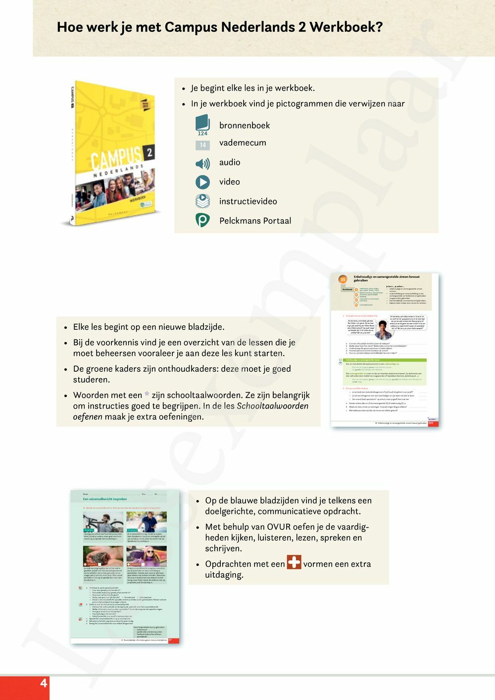 Preview: Campus Nederlands 2 Werkboek (editie 2025) (incl. Pelckmans Portaal)
