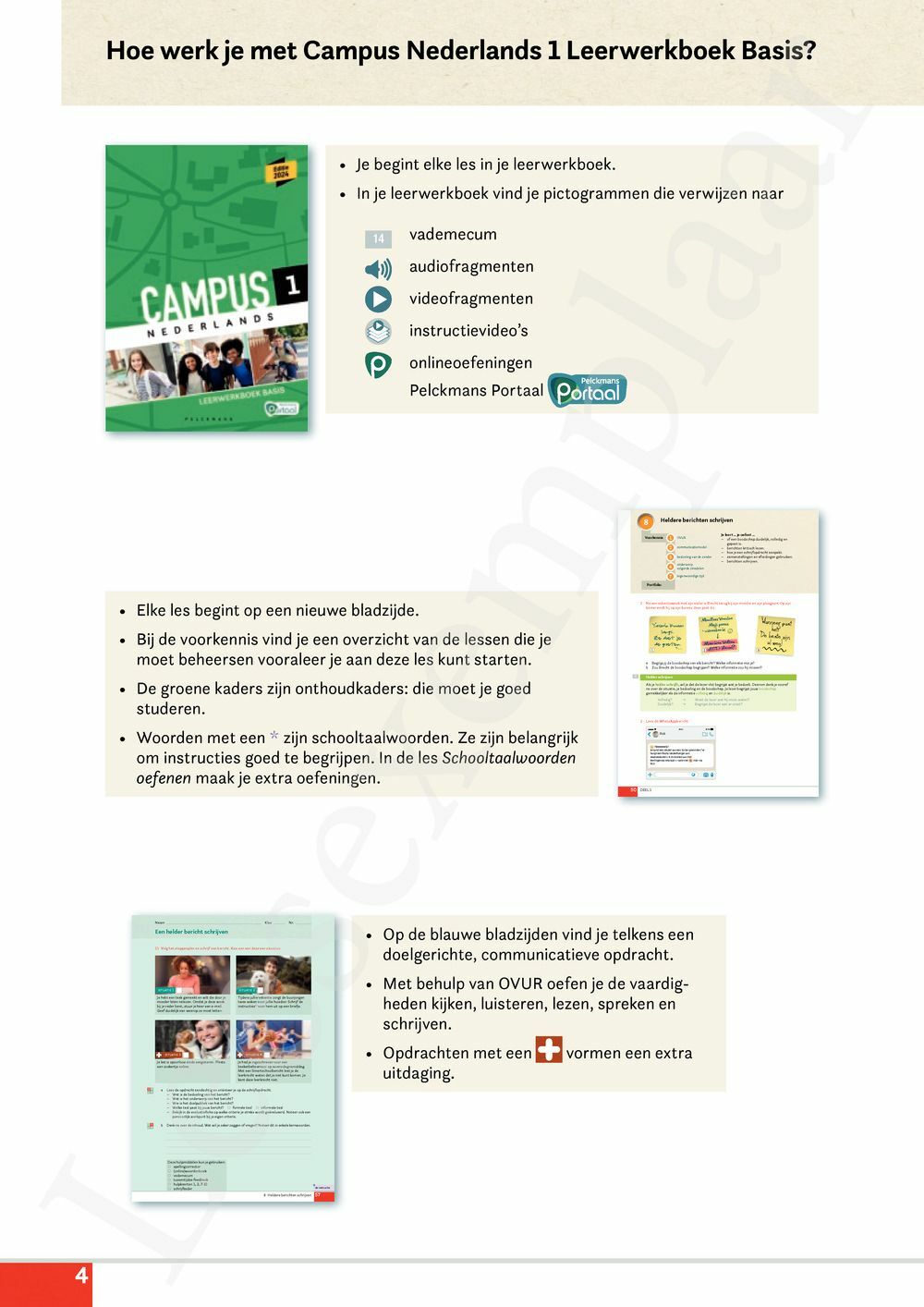 Preview: Campus Nederlands 1 Leerwerkboek Basis (incl. Pelckmans Portaal)