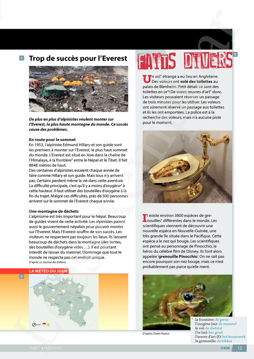 Preview: Nouveau Quartier français 3 Livre de l'élève (incl. Le mag', Pelckmans Portaal)