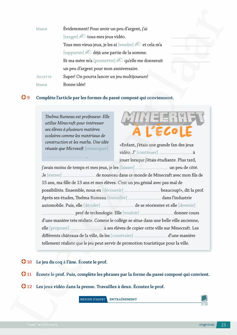 Preview: Nouveau Quartier français 4 Livre de l'élève (incl. Le mag' en Pelckmans Portaal)