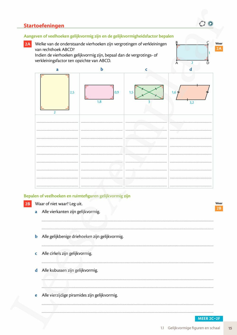 Preview: Matrix Wiskunde 4.3 Leerwerkboek B Meetkunde – Statistiek (editie 2024) (incl. Pelckmans Portaal)