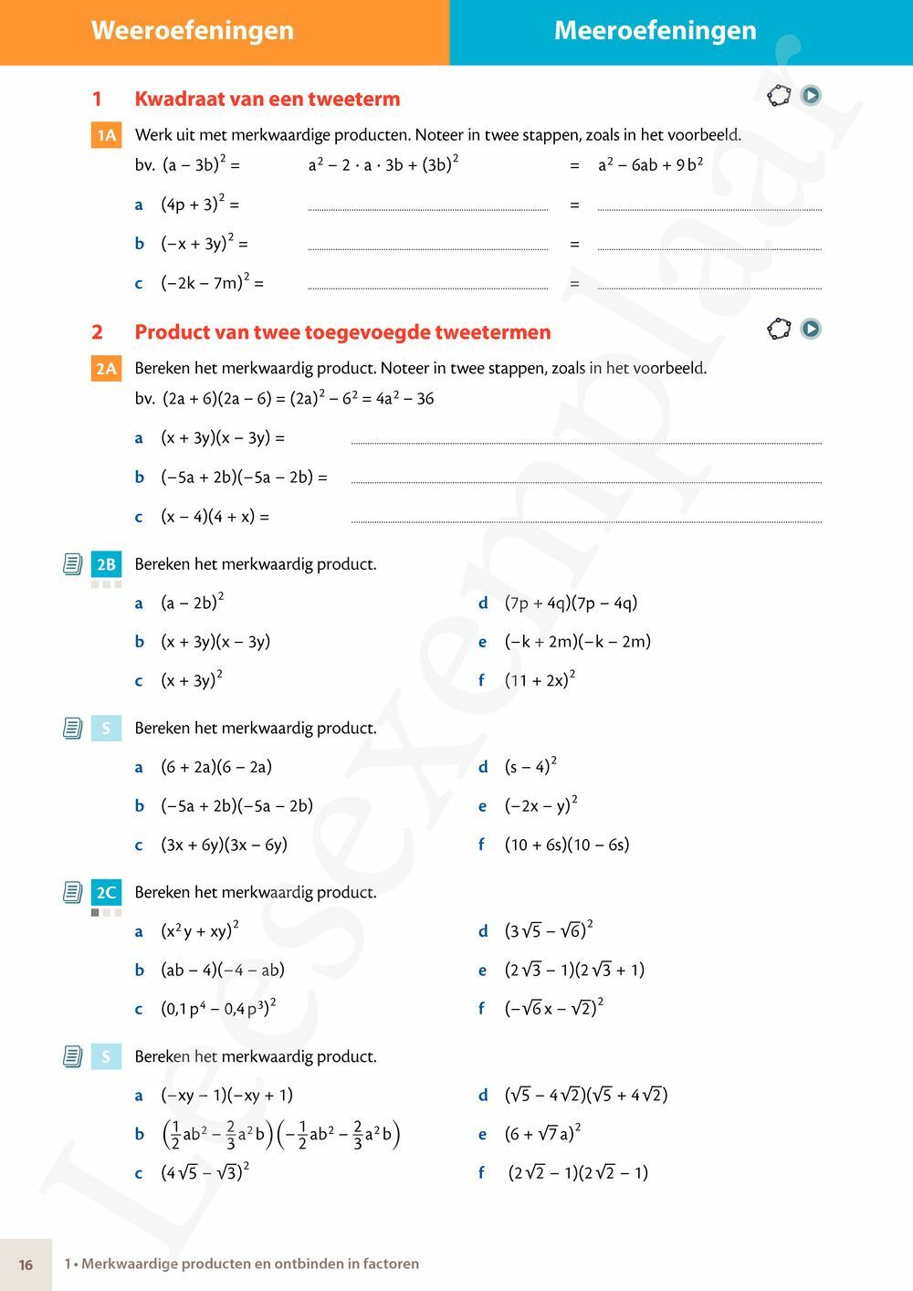 Preview: Matrix Wiskunde 4.4 Leerwerkboek A Functies – Stelsels – Telproblemen (editie 2024) (incl. Pelckmans Portaal)