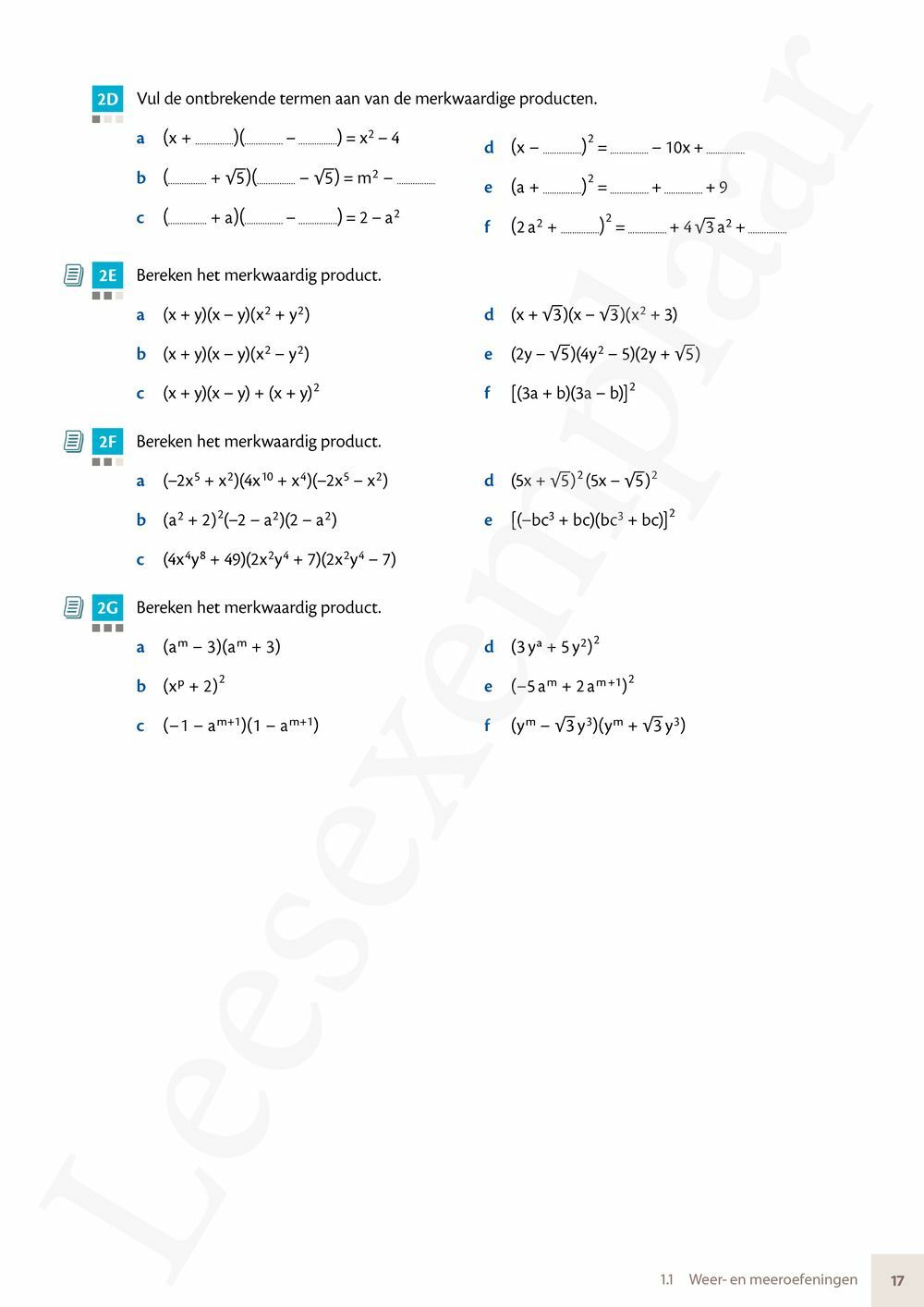 Preview: Matrix Wiskunde 4.4 Leerwerkboek A Functies – Stelsels – Telproblemen (editie 2024) (incl. Pelckmans Portaal)