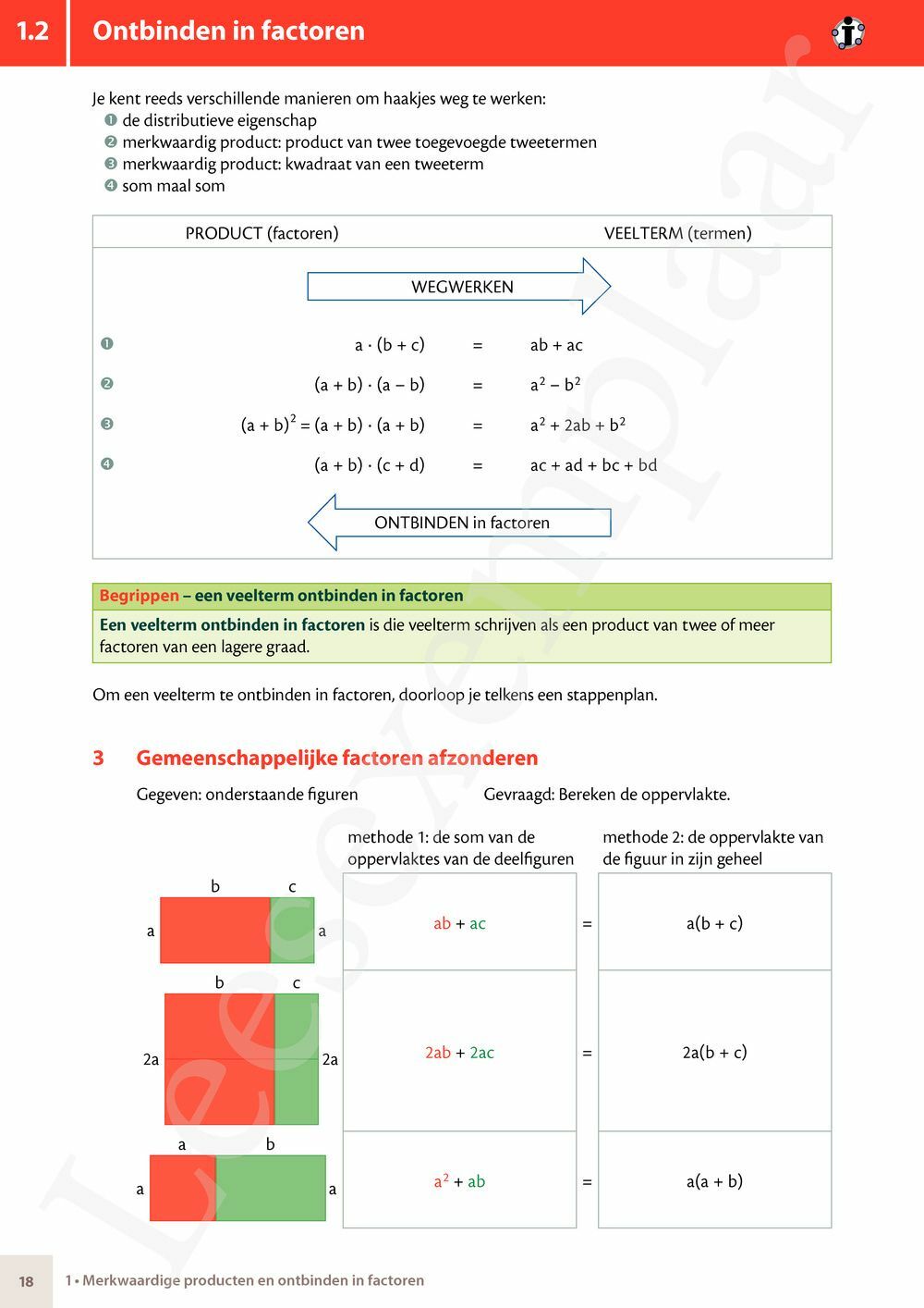 Preview: Matrix Wiskunde 4.4 Leerwerkboek A Functies – Stelsels – Telproblemen (editie 2024) (incl. Pelckmans Portaal)