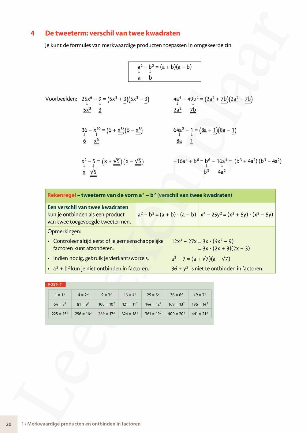 Preview: Matrix Wiskunde 4.4 Leerwerkboek A Functies – Stelsels – Telproblemen (editie 2024) (incl. Pelckmans Portaal)