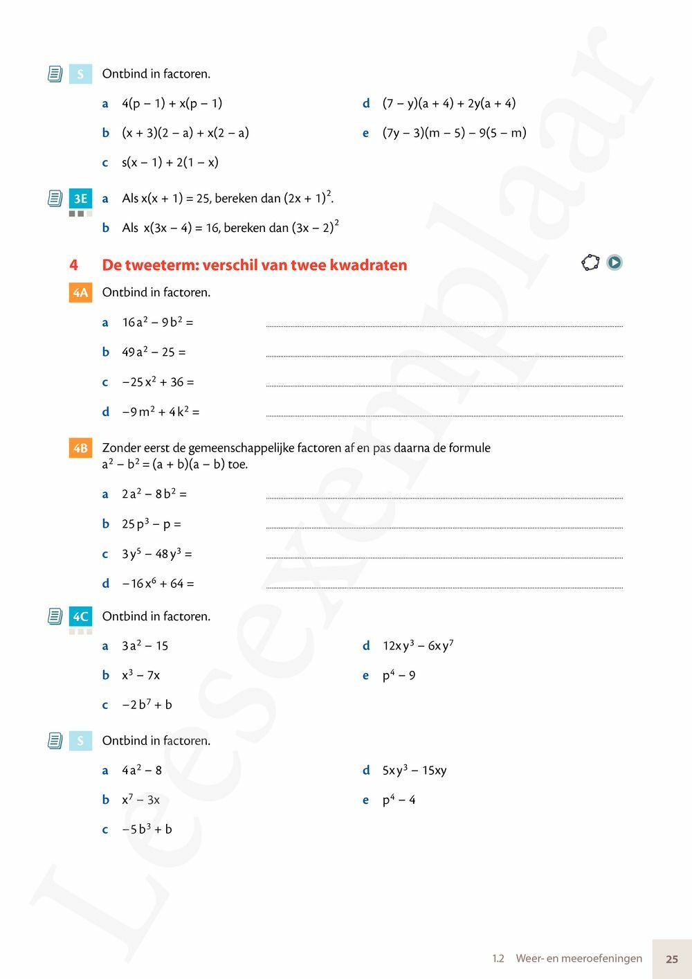 Preview: Matrix Wiskunde 4.4 Leerwerkboek A Functies – Stelsels – Telproblemen (editie 2024) (incl. Pelckmans Portaal)