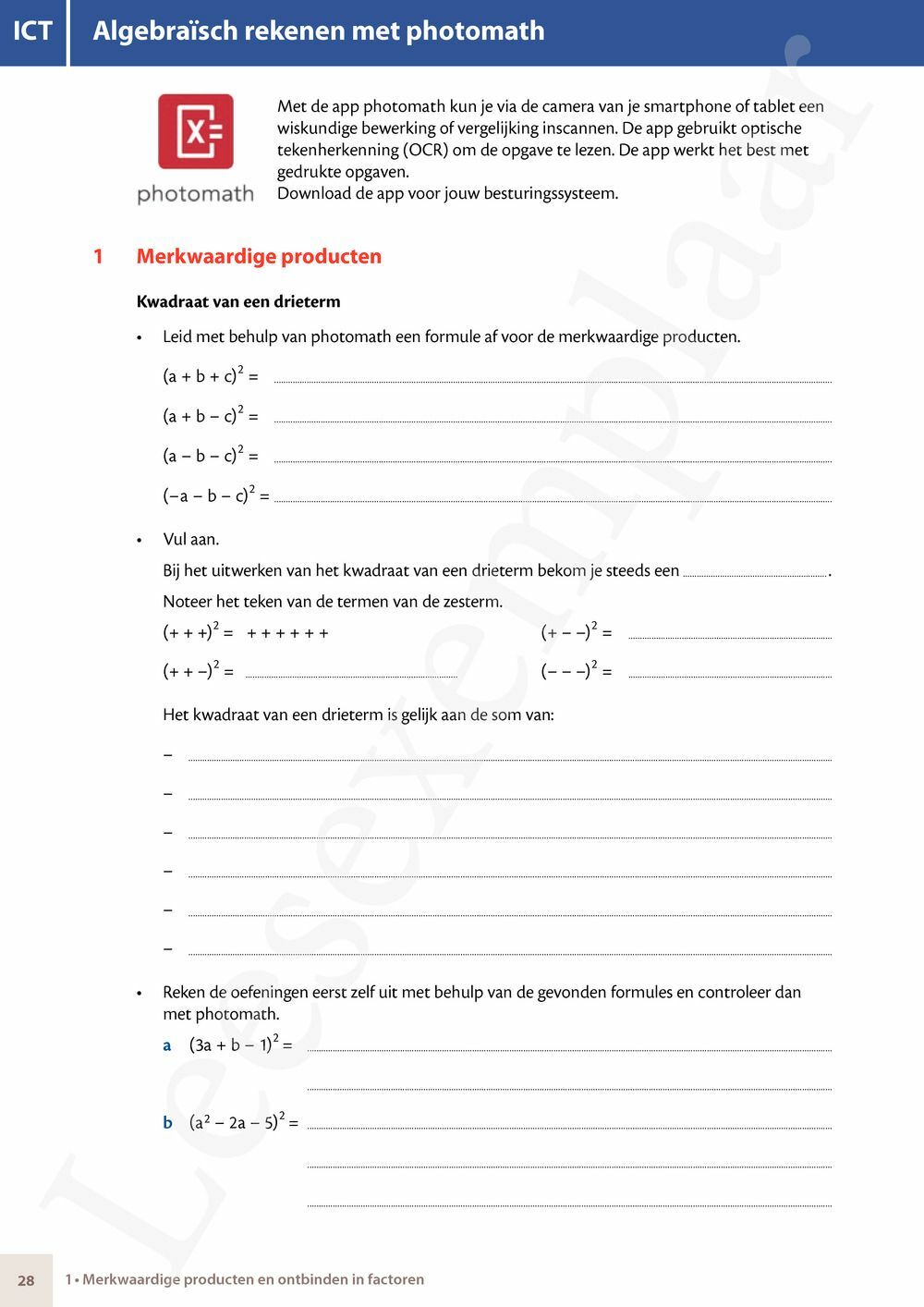 Preview: Matrix Wiskunde 4.4 Leerwerkboek A Functies – Stelsels – Telproblemen (editie 2024) (incl. Pelckmans Portaal)