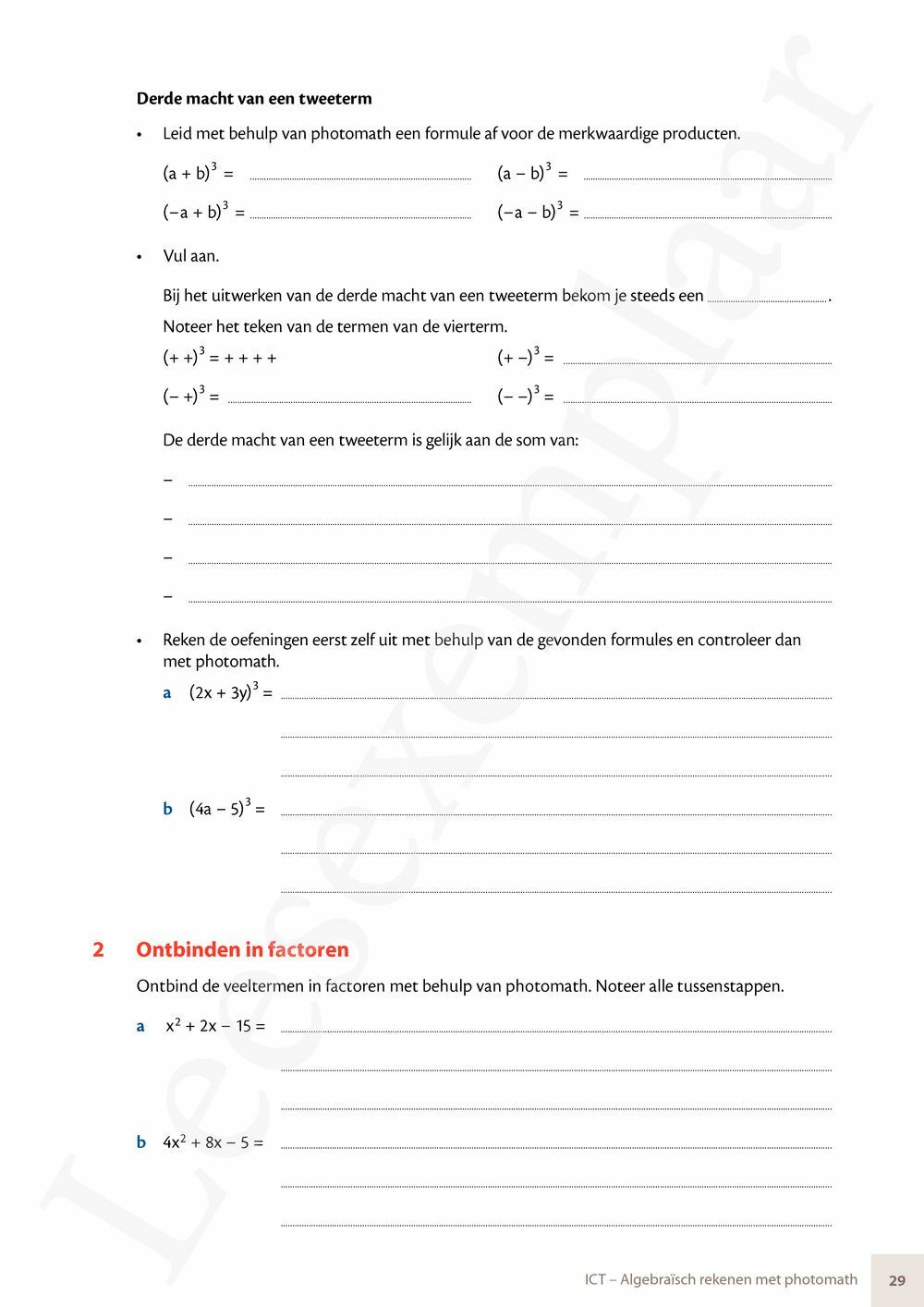 Preview: Matrix Wiskunde 4.4 Leerwerkboek A Functies – Stelsels – Telproblemen (editie 2024) (incl. Pelckmans Portaal)