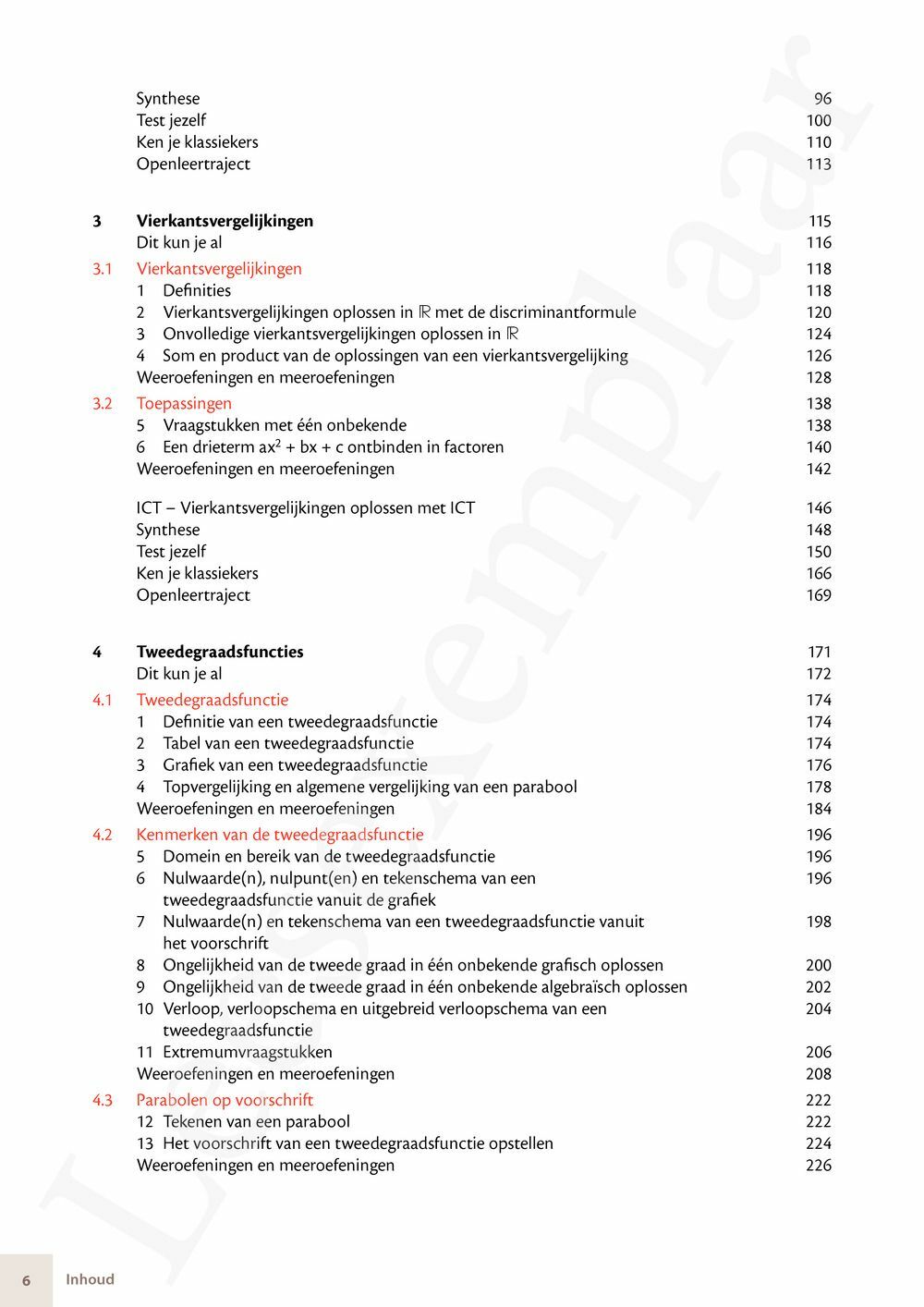 Preview: Matrix Wiskunde 4.4 Leerwerkboek A Functies – Stelsels – Telproblemen (editie 2024) (incl. Pelckmans Portaal)