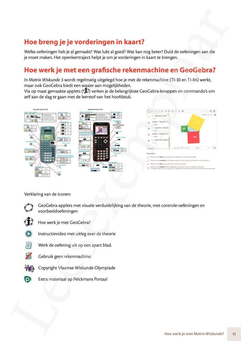 Preview: Matrix Wiskunde 3.5 Leerwerkboek B Meetkunde – Statistiek (incl. Pelckmans Portaal)