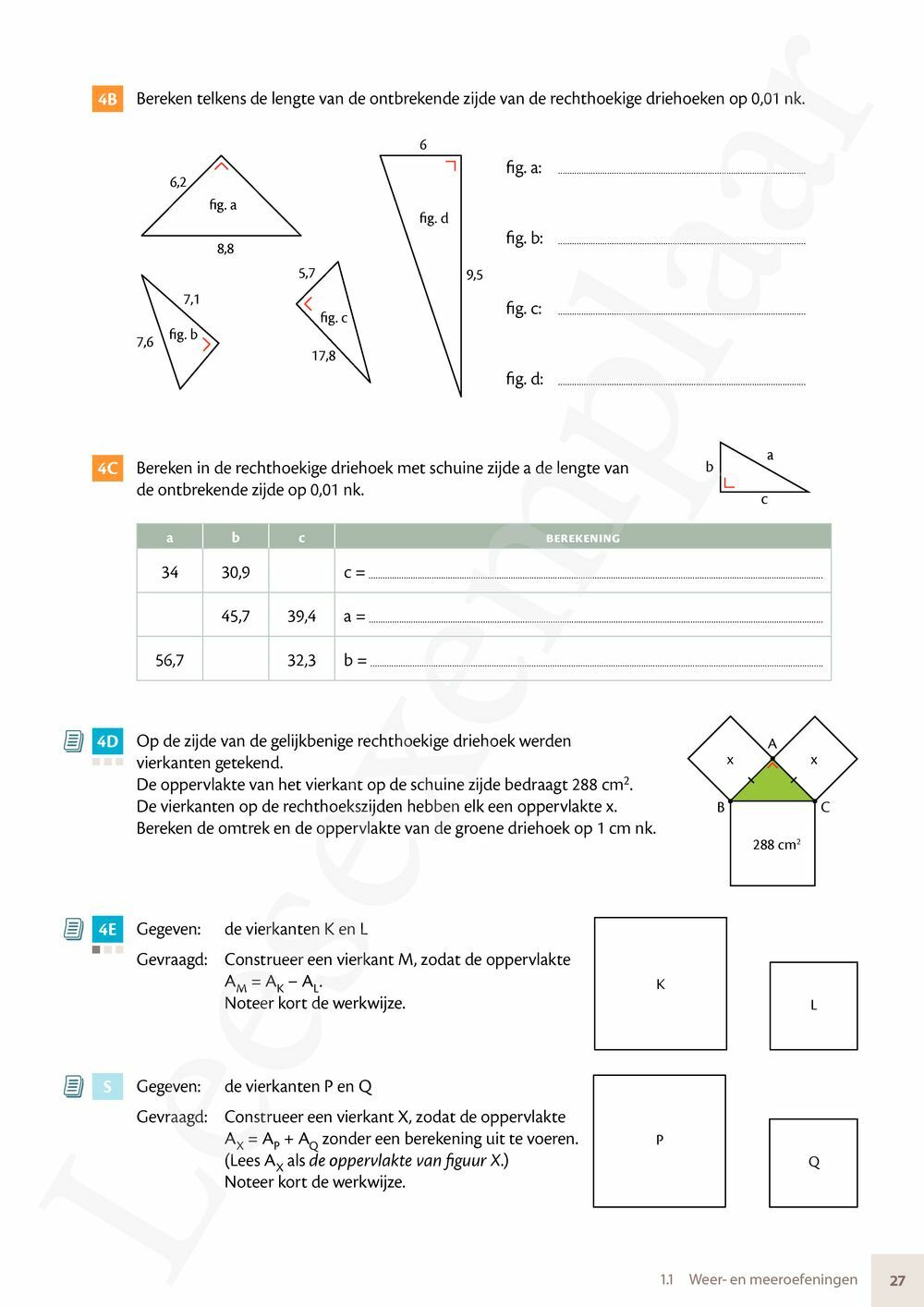 Preview: Matrix Wiskunde 3.5 Leerwerkboek B Meetkunde – Statistiek (incl. Pelckmans Portaal)