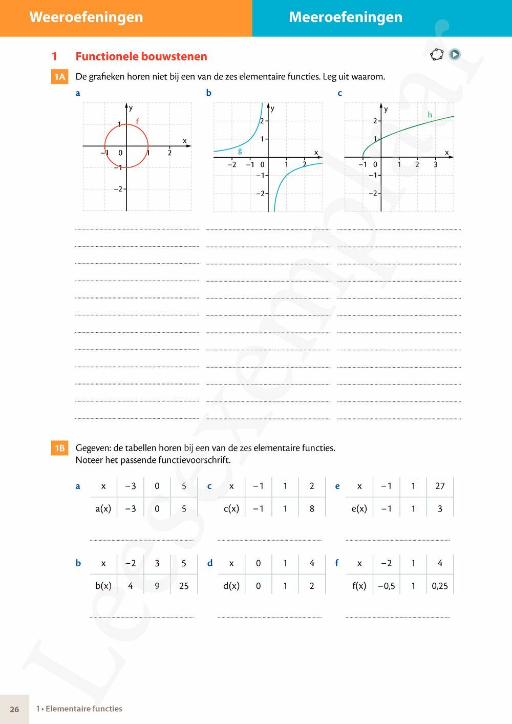 Preview: Matrix Wiskunde 4.5 Leerwerkboek A Functies – Telproblemen – Grafen (editie 2024) (incl. Pelckmans Portaal)