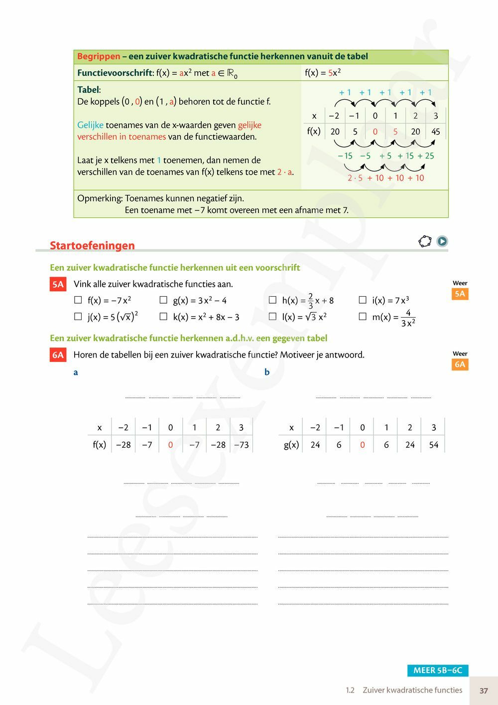 Preview: Matrix Wiskunde 4.5 Leerwerkboek A Functies – Telproblemen – Grafen (editie 2024) (incl. Pelckmans Portaal)