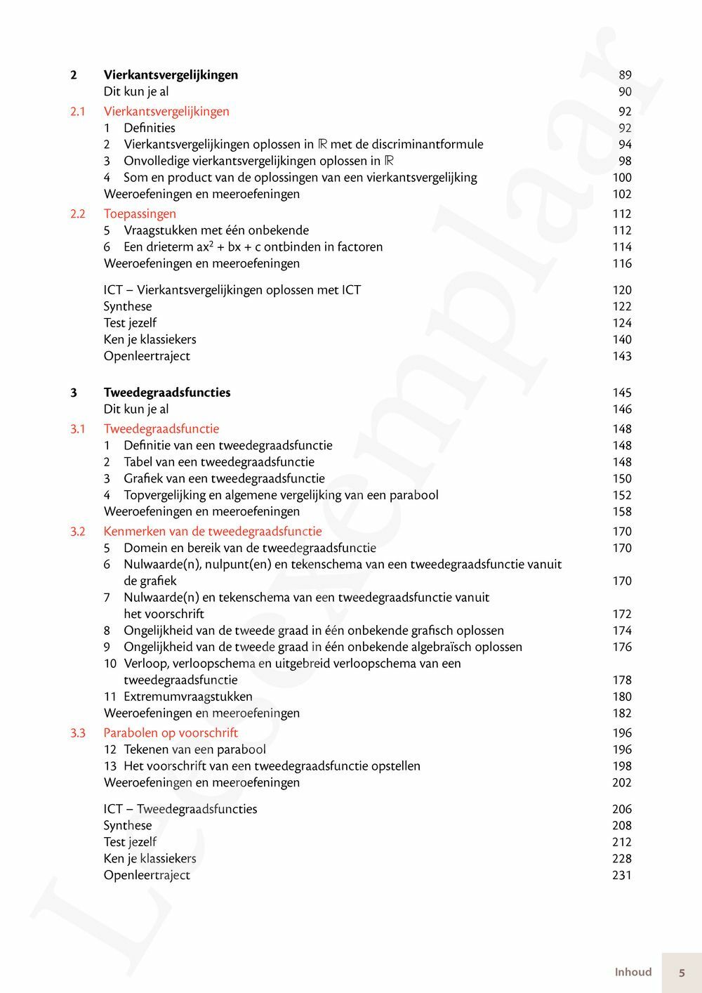 Preview: Matrix Wiskunde 4.5 Leerwerkboek A Functies – Telproblemen – Grafen (incl. Pelckmans Portaal)