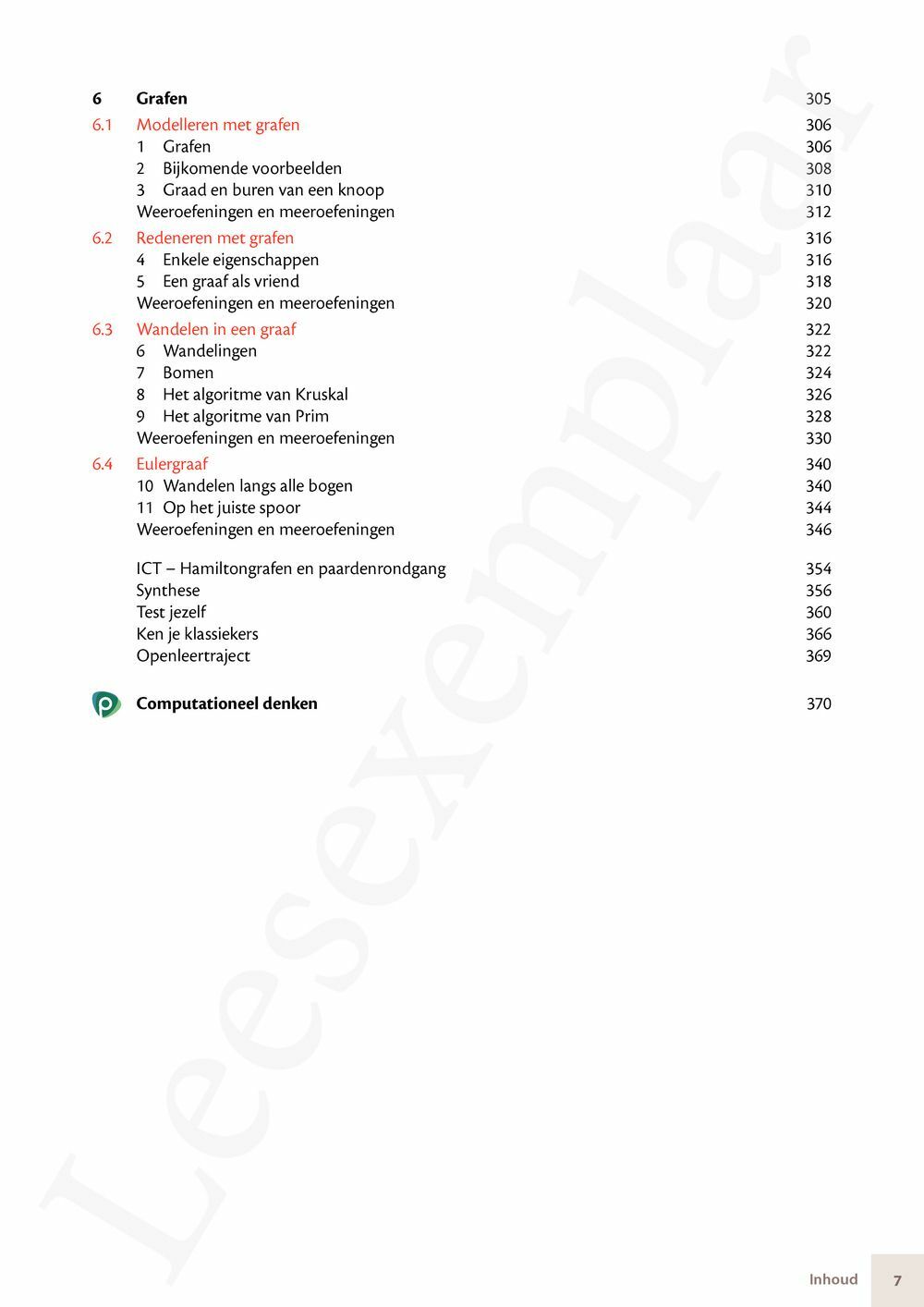 Preview: Matrix Wiskunde 4.5 Leerwerkboek A Functies – Telproblemen – Grafen (incl. Pelckmans Portaal)