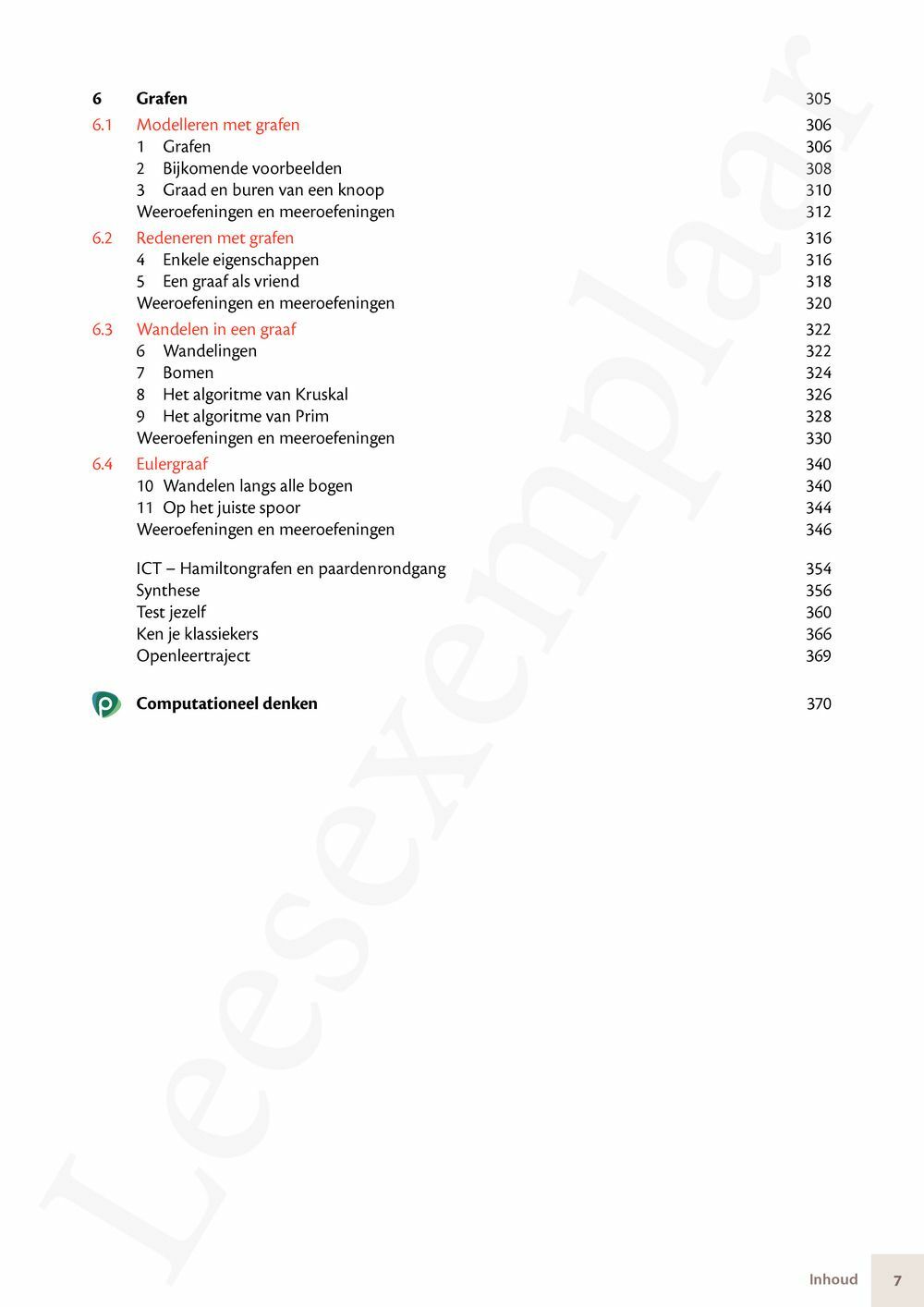 Preview: Matrix Wiskunde 4.5 Leerwerkboek A Functies – Telproblemen – Grafen (editie 2024) (incl. Pelckmans Portaal)