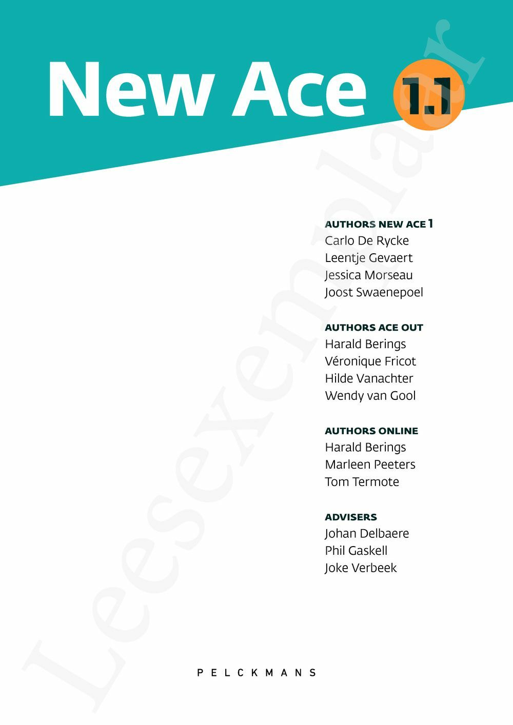 Preview: New Ace 1.1 Leerwerkboek (editie 2024) (incl. Pelckmans Portaal)