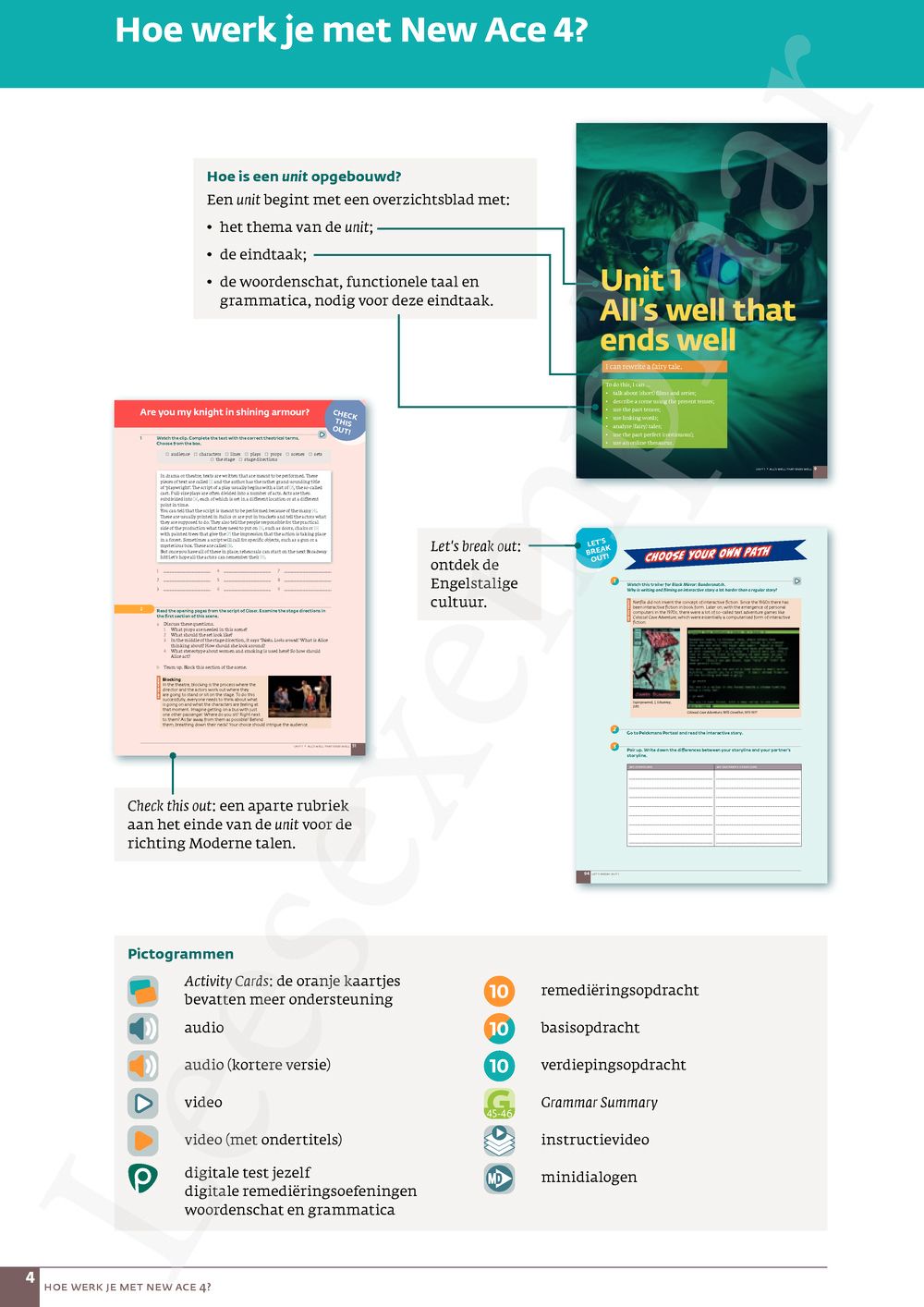 Preview: New Ace 4 Leerwerkboek (editie 2024) (incl. Pelckmans Portaal)