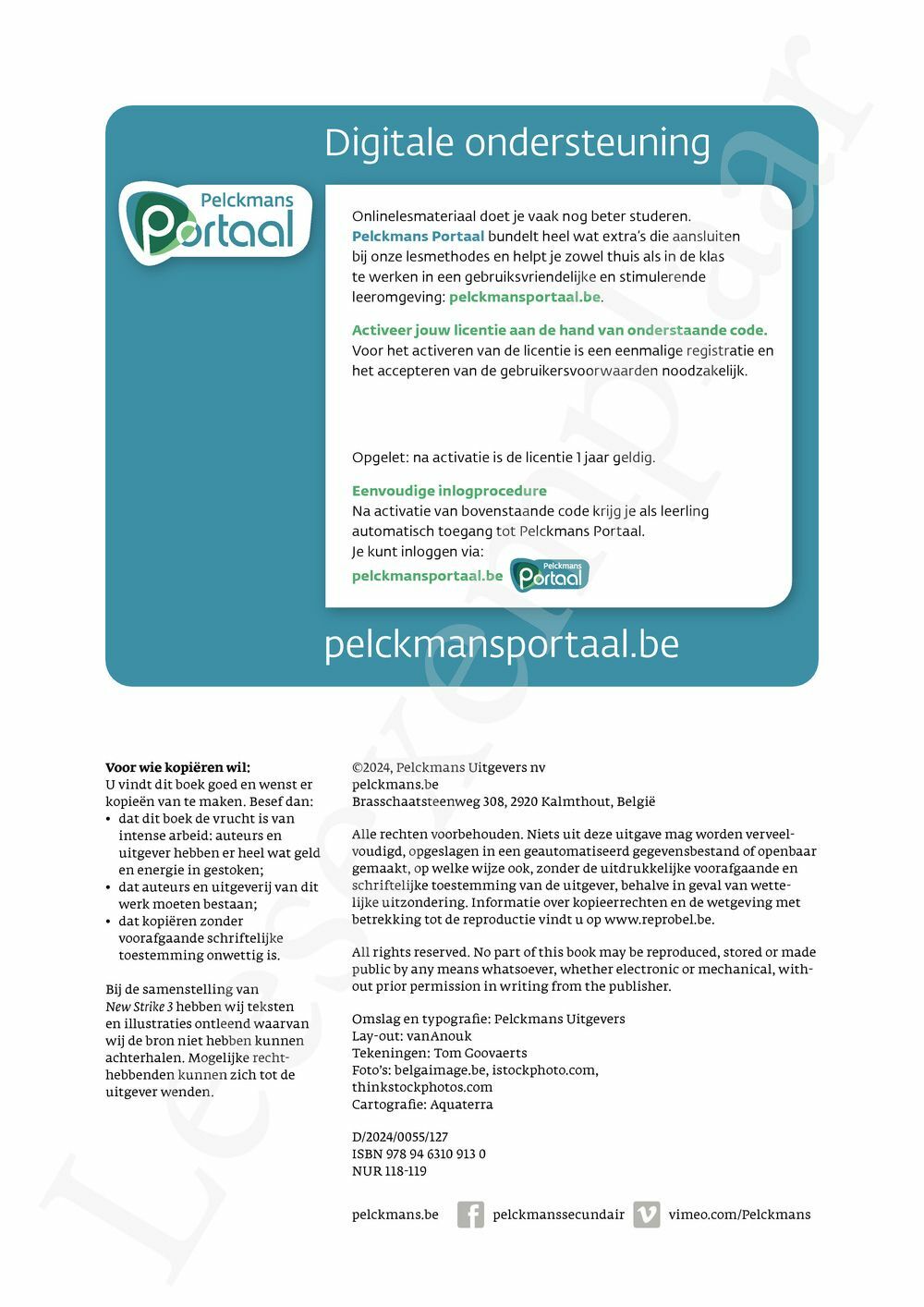 Preview: New Strike 3 Leerwerkboek (incl. Pelckmans Portaal)