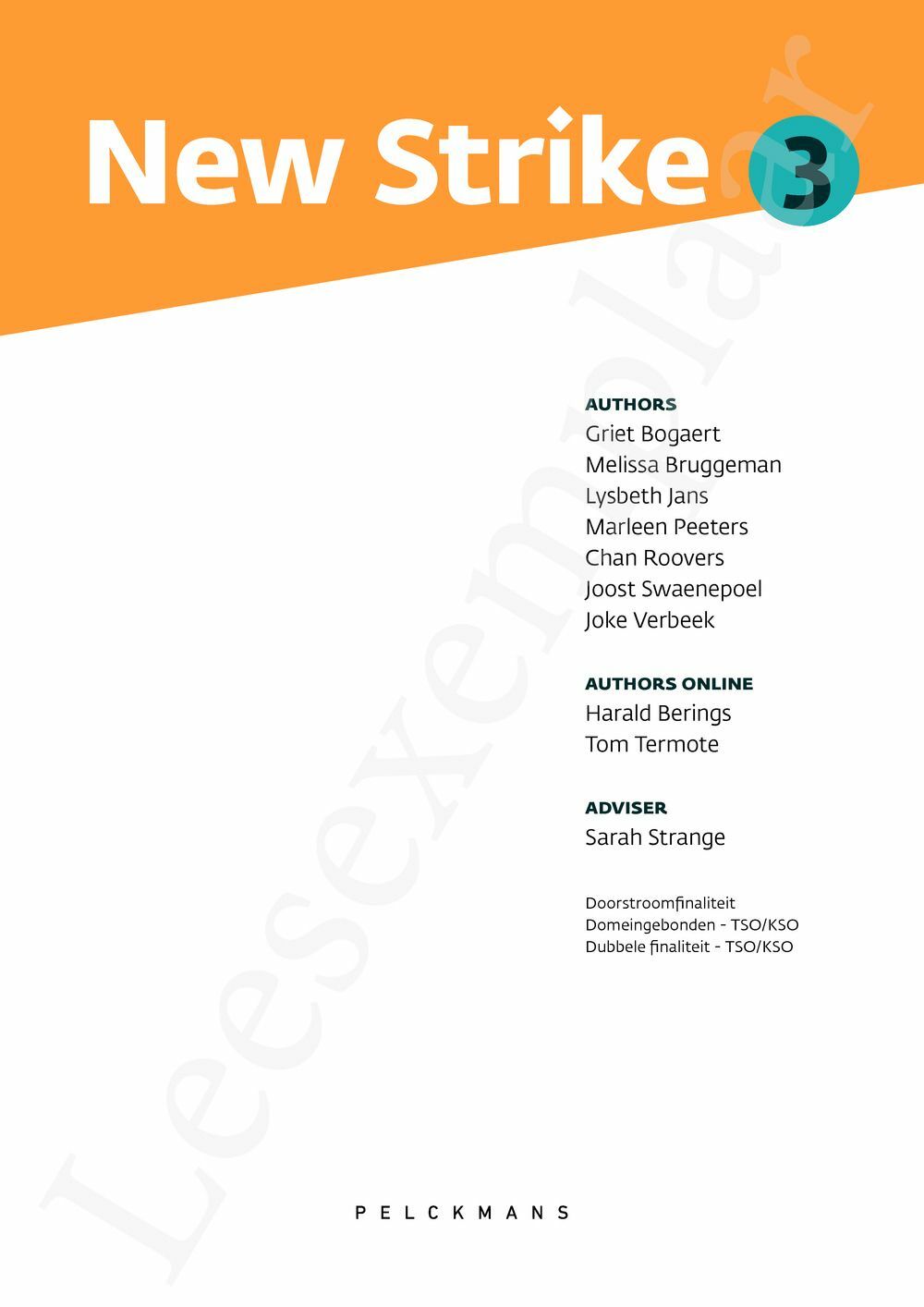 Preview: New Strike 3 Leerwerkboek (incl. Pelckmans Portaal)