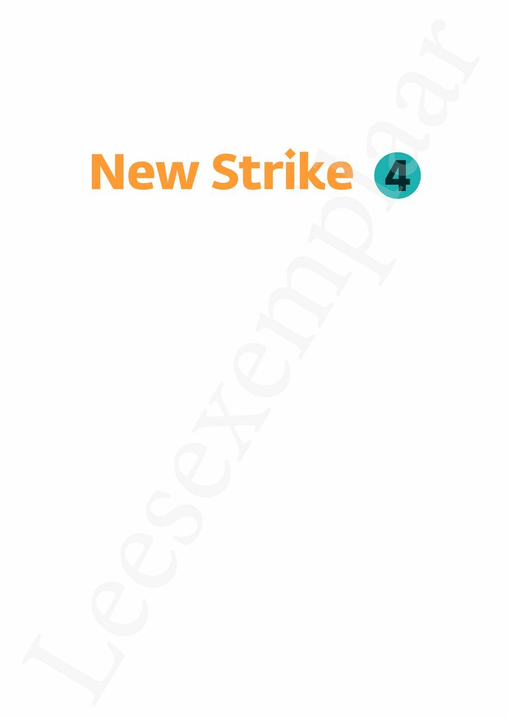 Preview: New Strike 4 Leerwerkboek (incl. Pelckmans Portaal)
