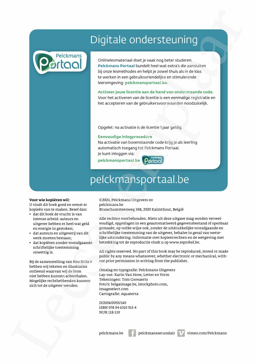 Preview: New Strike 4 Leerwerkboek (incl. Pelckmans Portaal)