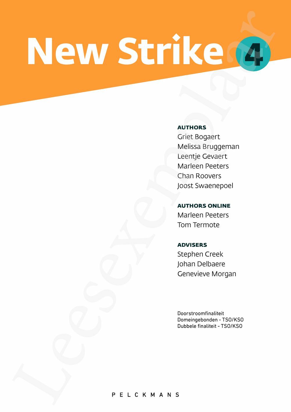 Preview: New Strike 4 Leerwerkboek (incl. Pelckmans Portaal)