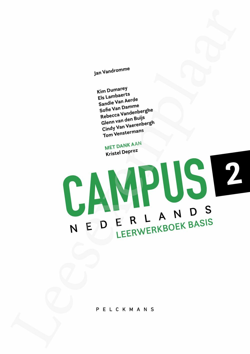 Preview: Campus Nederlands 2 Leerwerkboek Basis (editie 2025) (incl. Pelckmans Portaal)
