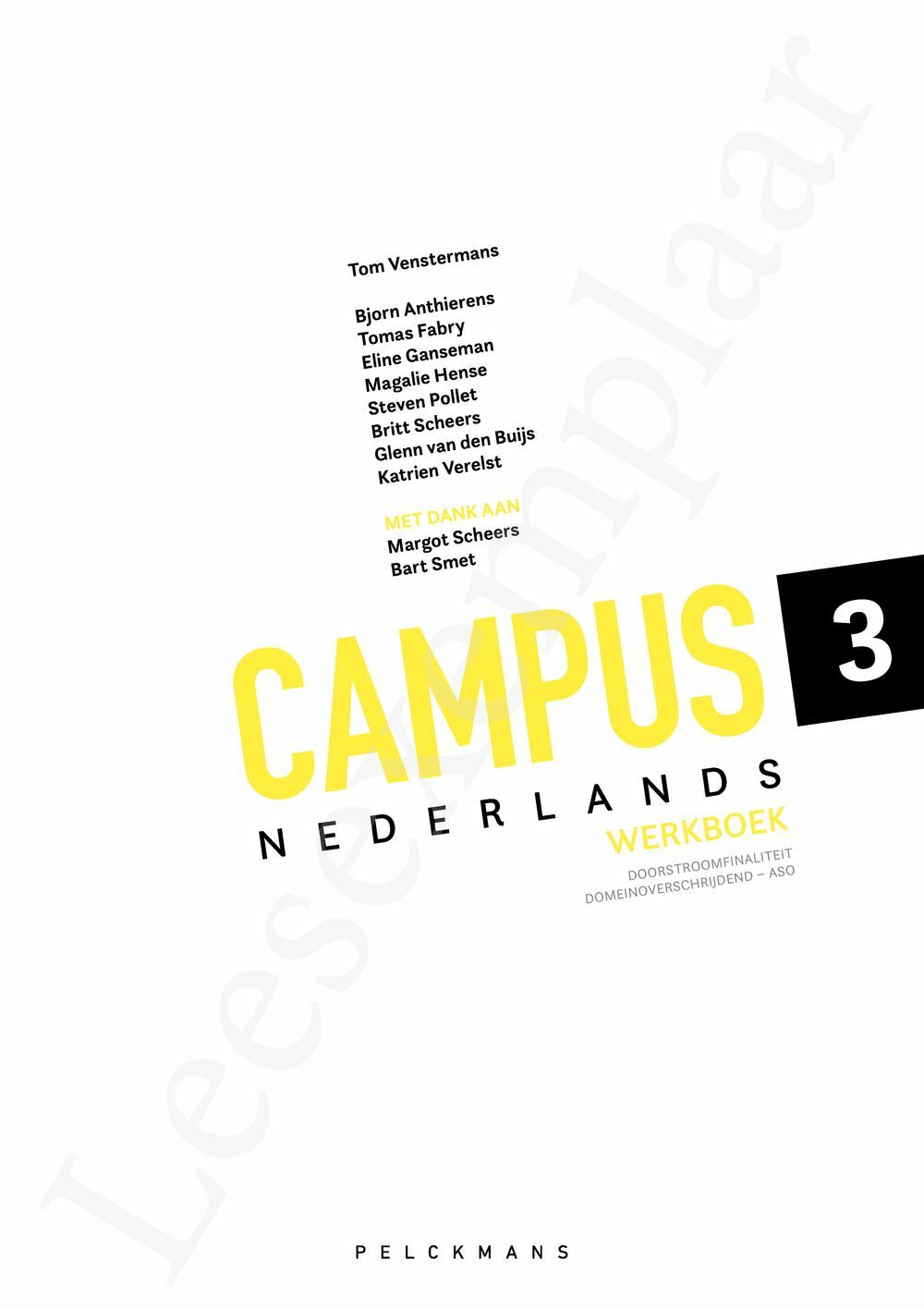 Preview: Campus Nederlands 3 Werkboek (editie 2024) (incl. Pelckmans Portaal)