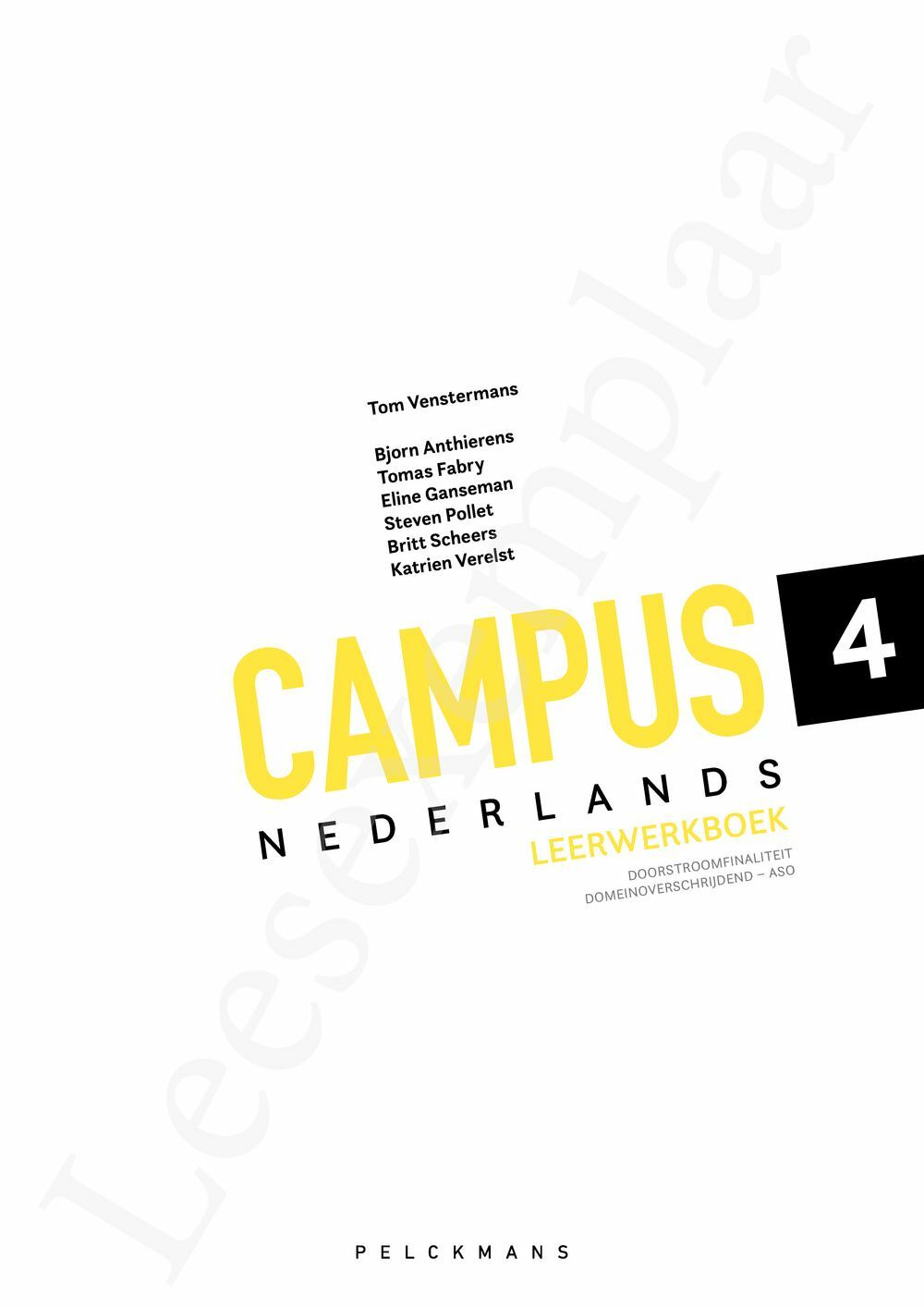 Preview: Campus Nederlands 4 Leerwerkboek (editie 2024) (incl. Pelckmans Portaal)