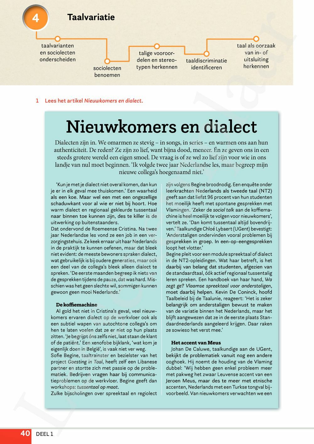 Preview: Campus Nederlands 4 Leerwerkboek (incl. Pelckmans Portaal)