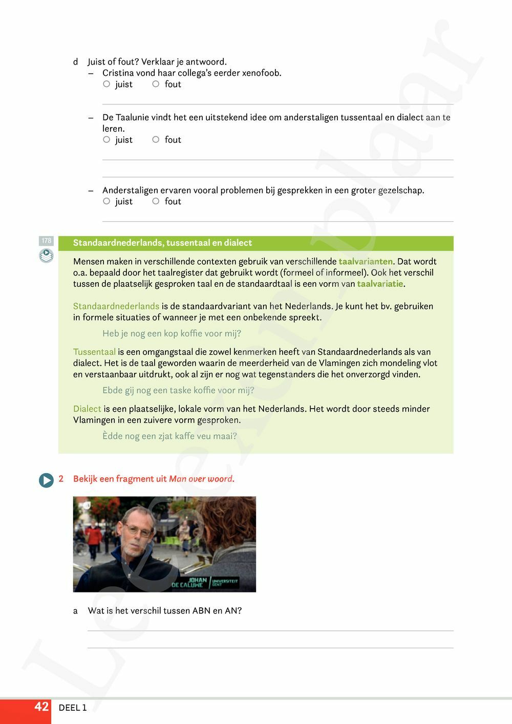 Preview: Campus Nederlands 4 Leerwerkboek (incl. Pelckmans Portaal)