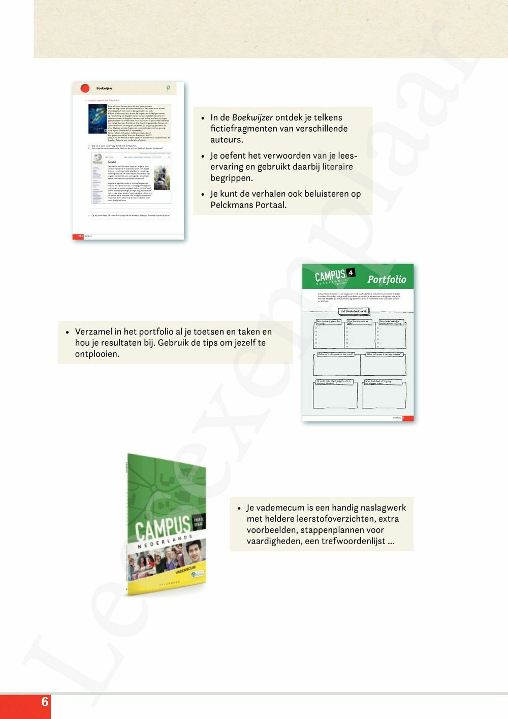 Preview: Campus Nederlands Concreet 4 Leerwerkboek (incl. Pelckmans Portaal)